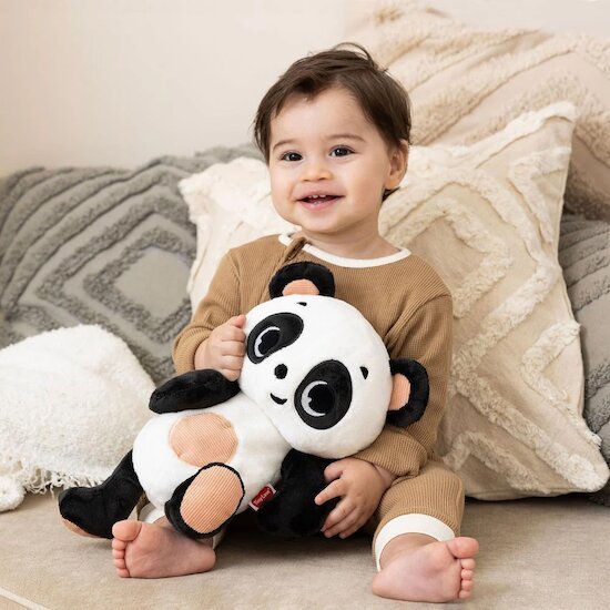 Veilleuse Petit panda câlin doux - Déco Black and White - Tiny Love