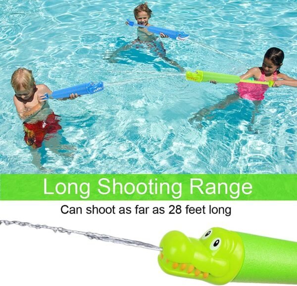 Pistolet à eau en mousse en forme de crocodile vert - Eurekakids