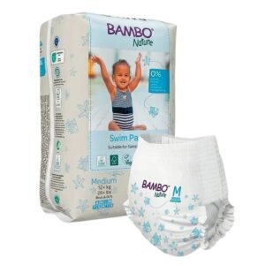 swim pants medium (12+ kg) 26 unités - bambo nature gobebe couche de bain bébé bambo gobebe agadir