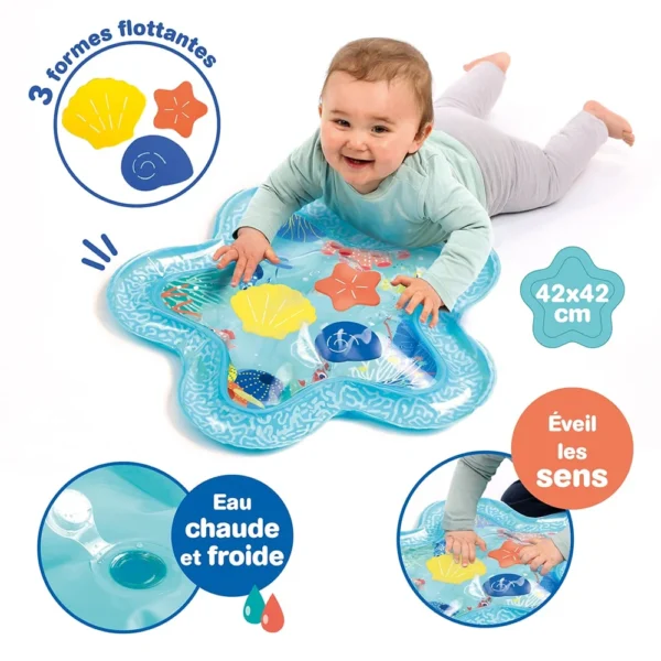 Tapis d'Eau Étoile 10 Mois+ Gonflable - Ludi