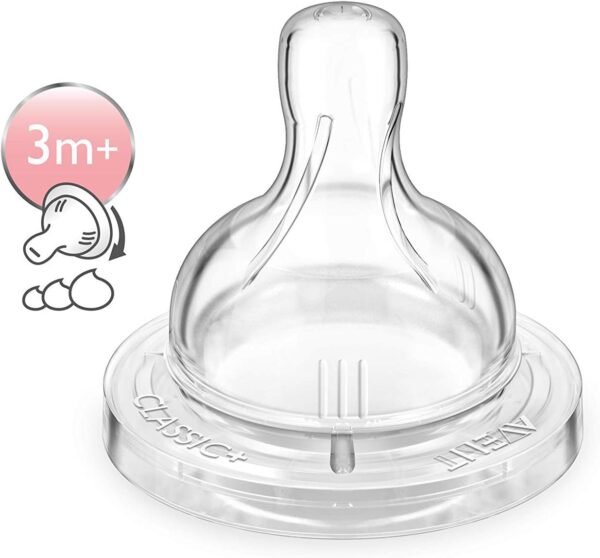 Tétine Classic Anti-colique Débit Moyen 3Mois+ – Philips Avent