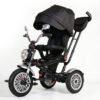 tricycle pliable multifonction avec lampe avant, capote uv et guidon parental gobebe tricycle avec lampe avant gobebe temara