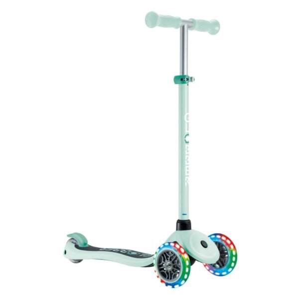 trottinette primo lights mint - globber gobebe trotinette avec roues lumineuses gobebe maroc