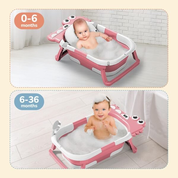 baignoire pliable avec coussin de bain et affichage température gobebe maroc Baignoire pliable bébé avec coussin de bain et affichage de température