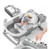 baignoire pliable bébé avec coussin de bain et affichage de température gris gobebe Baignoire pliable bébé avec coussin de bain et affichage de température