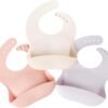 Bavoir en silicone bébé avec récupérateur 9m+ – Yummy