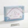 cape de bain bébé 100x100 cm motif ours et lune rose - pierre cardin cape de bain bébé 100x100 c - pierre cardin gobebe temara
