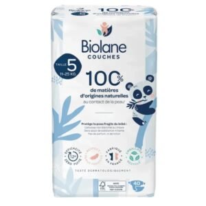 couches biolane taille 5 (11-25 kg) – 40 unitées gobebe ainchock accessoire hygiéne bébé biolane gobebe agadir