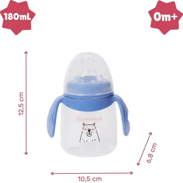 Tasse d'apprentissage anti-fuite 180ml - Badabulle
