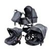 popypapa pack poussette complet CB801-3 3en1 gobebe gris Pack poussette CB801-3 complet 3en1 - Popypapa