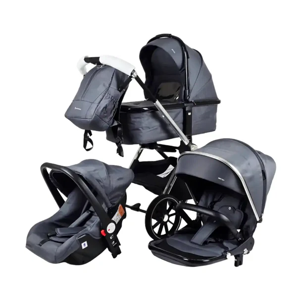popypapa pack poussette complet CB801-3 3en1 gobebe gris Pack poussette CB801-3 complet 3en1 - Popypapa