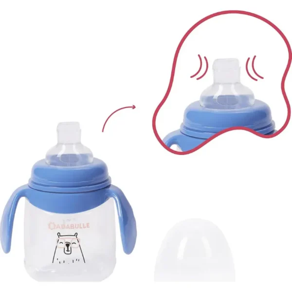 Tasse d'apprentissage anti-fuite 180ml - Badabulle