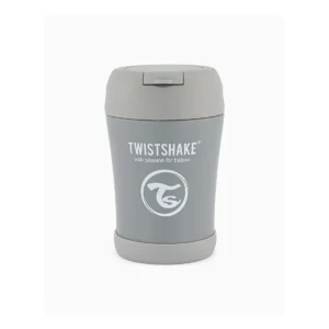 thermos alimentaire isotherme twistshake 350 ml gris gobebe maroc accessoire repas gobebe maroc