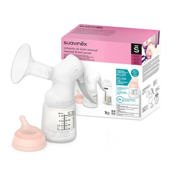 Tire-lait Manuel avec Biberon Zero Zero 120ml - Suavinex