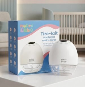 tire-lait électrique mains libres - notre bébé gobebe maroc accessoire allaitement notre bébé gobebe temara