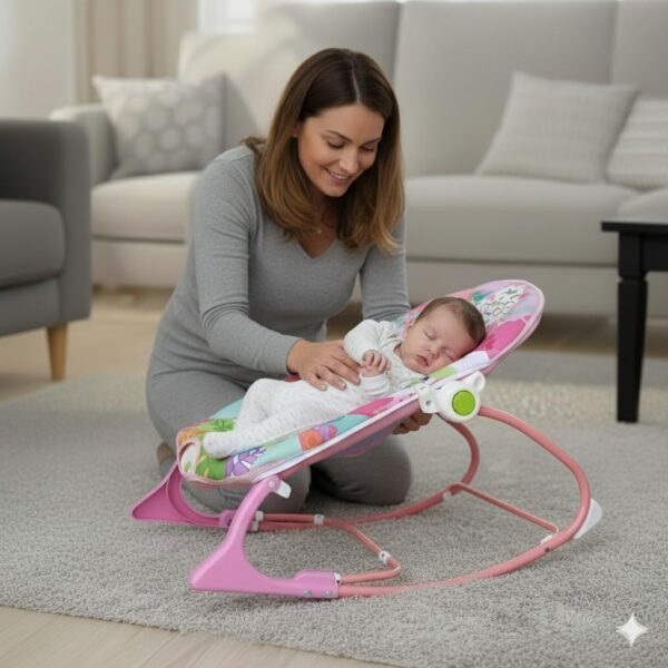 Transat à bascule évolutif vert - Tiibaby