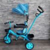Tricycle évolutif enfant avec guidon parentale réglable