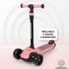 Trottinette enfant 3 roues pliable avec guidon réglable – Stabilité et agilité