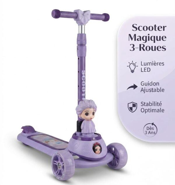 Trottinette enfant à trois roues Frozen