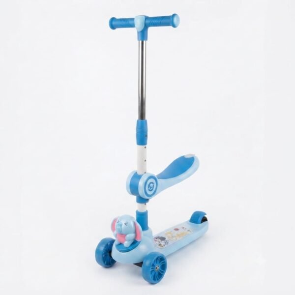 Trottinette enfant avec roues lumineuses LED Happy birthday