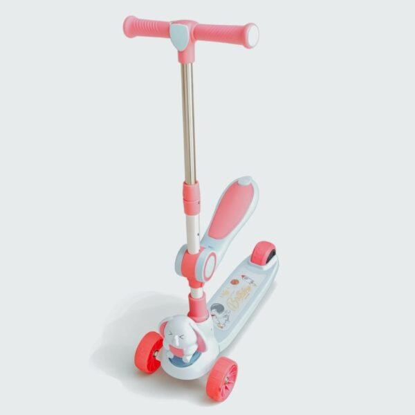 Trottinette enfant avec roues lumineuses LED Happy birthday