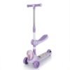 Trottinette enfant avec roues lumineuses LED Happy birthday