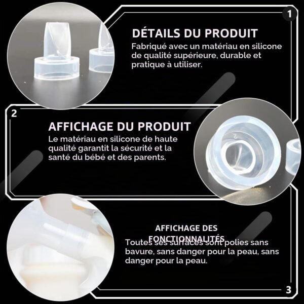 valves pour tire lait mains libres X2 lansinoh gobebe maroc Valves pour tire-lait mains libres X2 – Lansinoh
