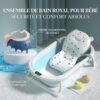Set baignoire pliable avec thermomètre, coussin et visiére - Bathtub