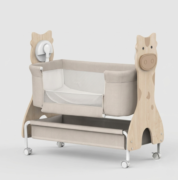 berceau electrique cool baby gobebe beige ainchock Berceau cododo électrique multifonction - Cool Baby