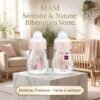 biberon en verre premium 170 ml feel good – mam gobebe temara biberon anti-colique gobebe maarif