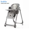 chaise haute bébé KD005 réglable et pliable dark grey – kidilo gobebe Chaise Haute Bébé KD005 Réglable et Pliable – Kidilo