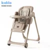 chaise haute bébé KD005 réglable et pliable khaki – kidilo gobebe Chaise Haute Bébé KD005 Réglable et Pliable – Kidilo