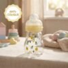 feel good en verre 170ml jaune - mam gobebe biberon anti-colique gobebe ainchock