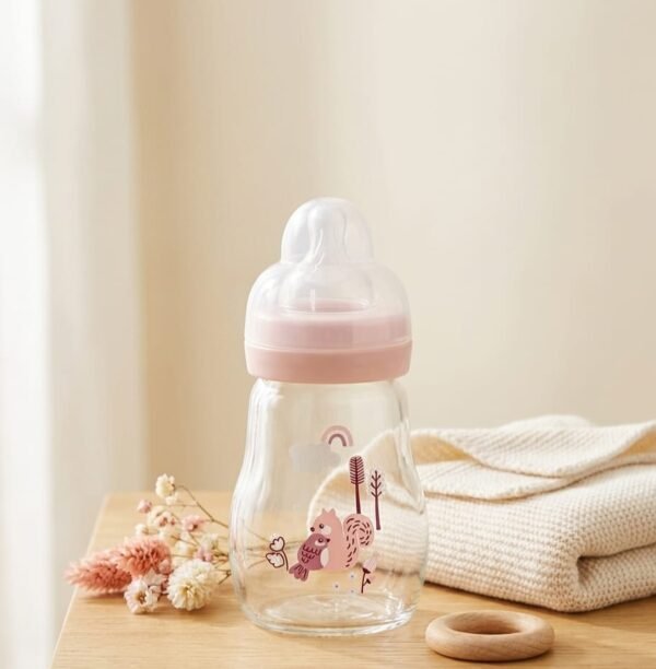 feel good en verre 170ml rose - mam gobebe confort et sécurité gobebe maarif