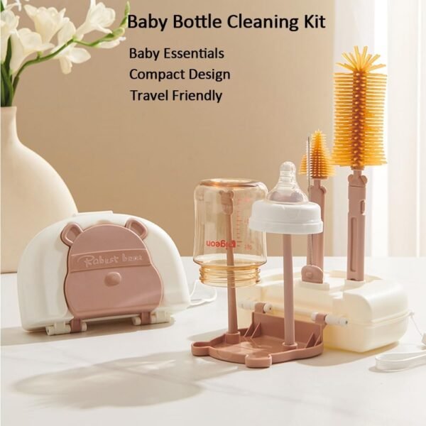 Kit de nettoyage et séchage pour biberons 5 pièces