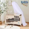 Lit parapluie cododo et parc multifonction T-706S  – Kidilo