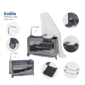 lit parapluie et parc multifonction t-706S – kidilo kidilo sommeil paisible et securisé gobebe agadir