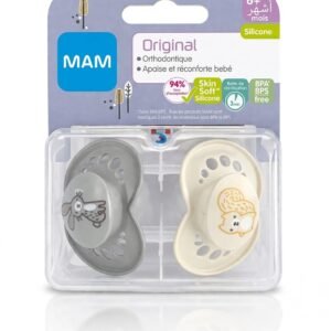 lot de 2 sucettes 0-6mois gobebe temara