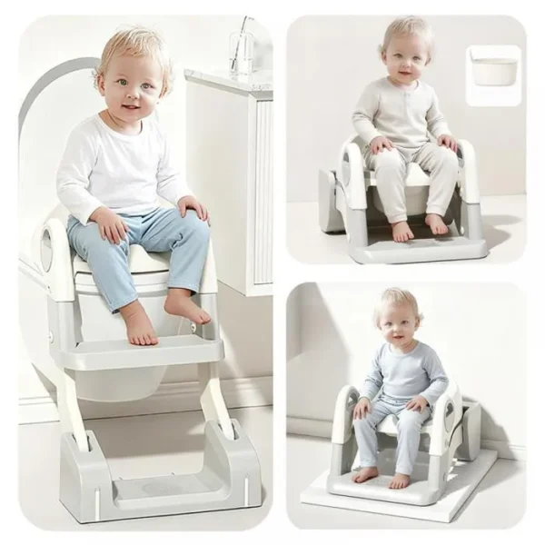 Réducteur WC Enfant avec Marchepied 3en1 - Yikoo Baby