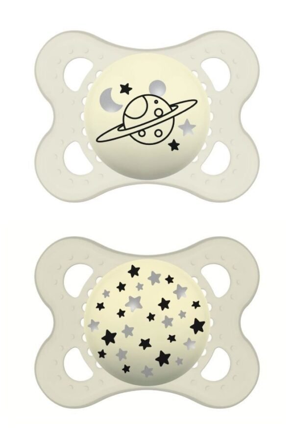 sucettes original nuit 0-6 mois beige - mam gobebe Lot de 2 Sucettes Original Nuit 0-6 mois - MAM