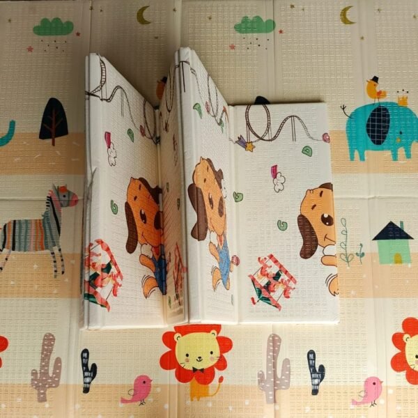 tapis de jeu réversible en mousse xpe 180 x 200 x 1.5 cm animaux-nuange - heyuan gobebe Tapis de jeu réversible en mousse XPE 180 x 200 x 1.5 cm - HEYUAN