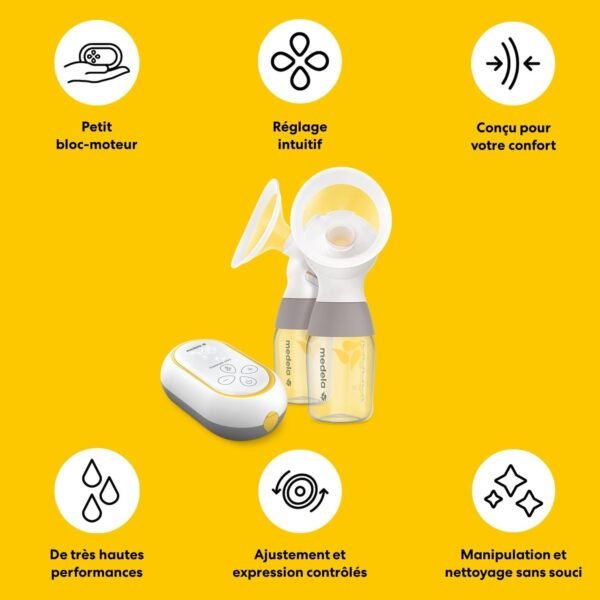 tire-lait électrique double feestyle mini - medela gobebe Tire-lait électrique double Medela Freestyle Mini - Medela