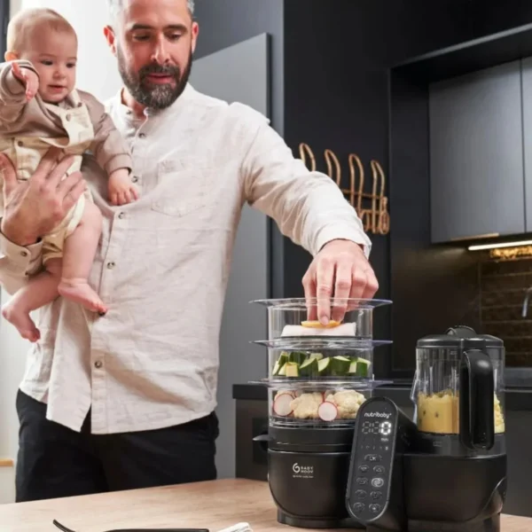 Robot Cuiseur Nutribaby(+) XL Noir - Babymoov