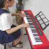 Clavier Électronique 61 Touches avec Support et Microphone 