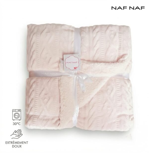 Couverture bébé Trenza ultra-douce 110x140 cm - NAF NAF
