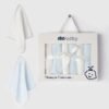 Lot de 6 mouchoirs de luxe en coton à motifs 20 x 20cm - Ekebaby