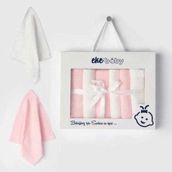 Lot de 6 mouchoirs de luxe en coton à motifs 20 x 20cm - Ekebaby