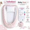 nid bébé réducteur de lit avec oreiller rose - bebekevi gobebe Nid Bébé Réducteur de Lit avec Oreiller - Bebekevi