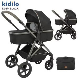 poussette combinée et modulable k08k avec nacelle et sac - Kidilo gobebe maarif pack poussette pratique et stylée gobebe agadir