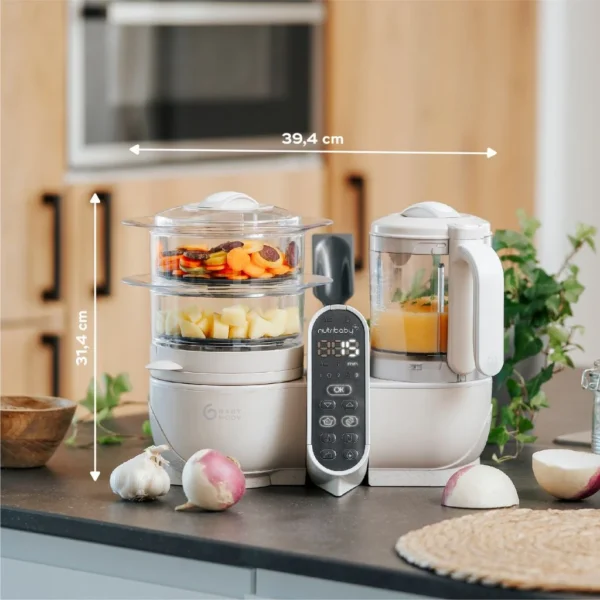 Robot Cuiseur Nutribaby+ Mineral Beige - Babymoov
